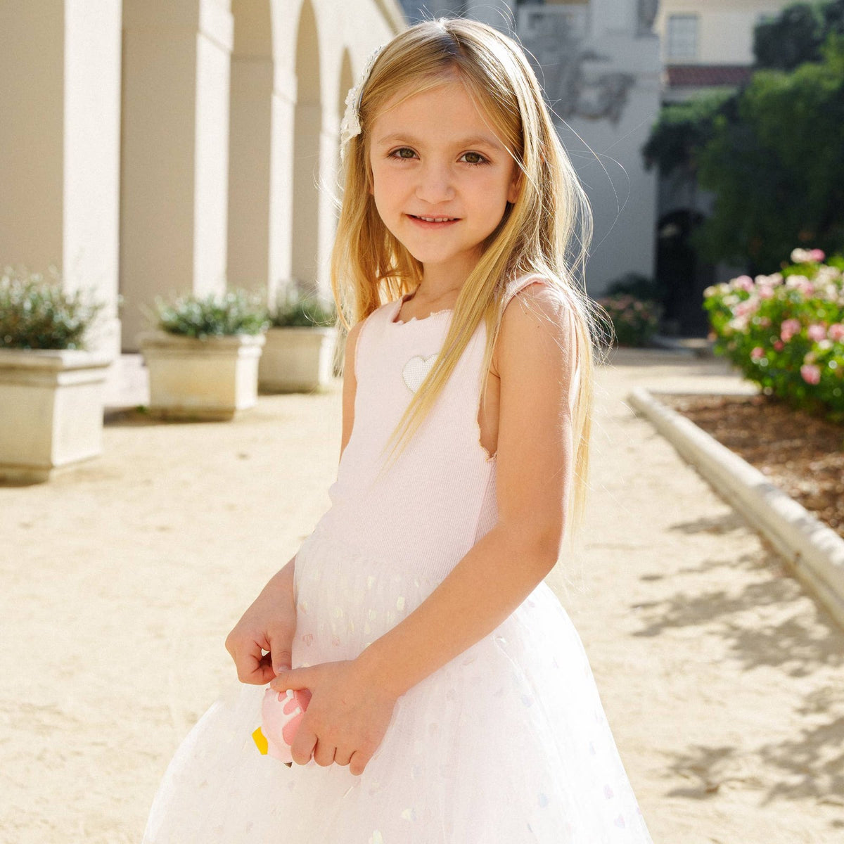 PETITE HAILEY - BBY - ANDREA TUTU DRESS - WHITE