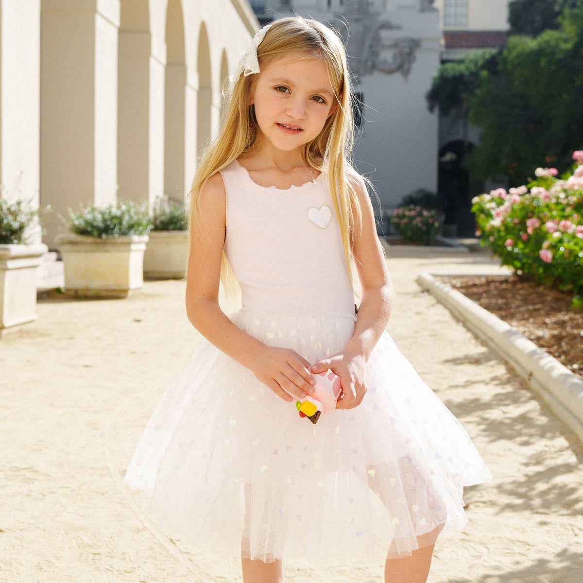 PETITE HAILEY - BBY - ANDREA TUTU DRESS - WHITE