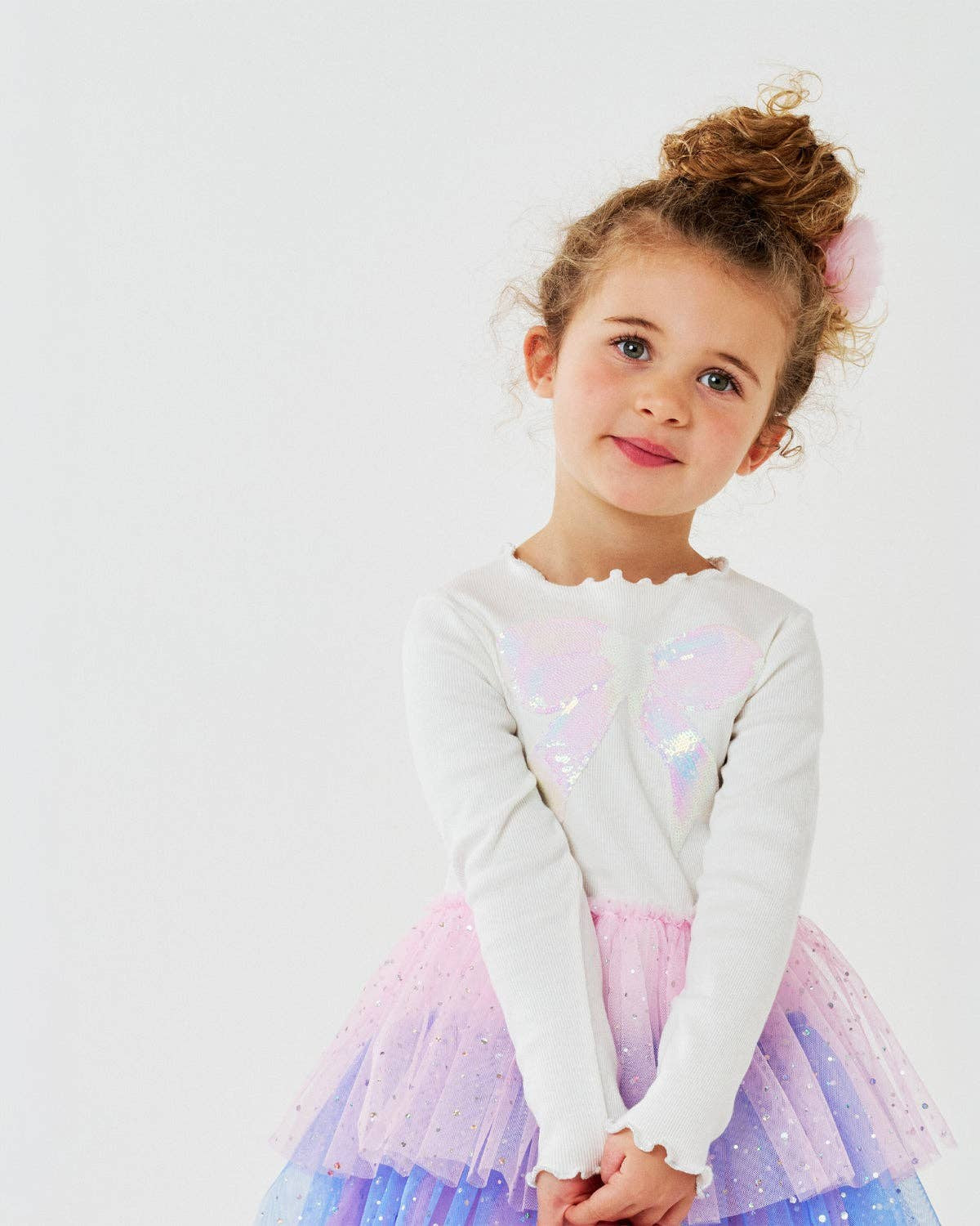 PETITE HAILEY - TG - KIM 3 LAYERED TUTU - WHITE