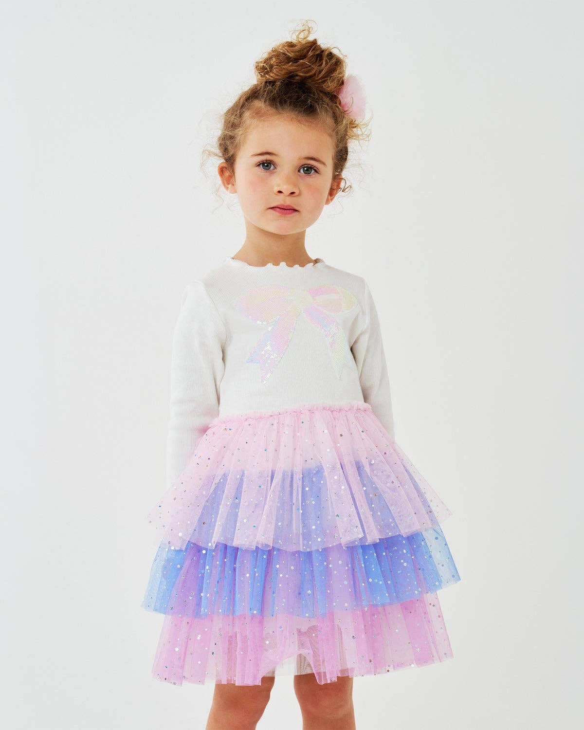 PETITE HAILEY - TG - KIM 3 LAYERED TUTU - WHITE