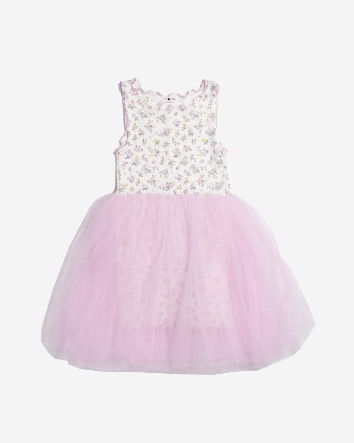 PETITE HAILEY - BBY - ROSIE FLORAL TUTU DRESS - PINK