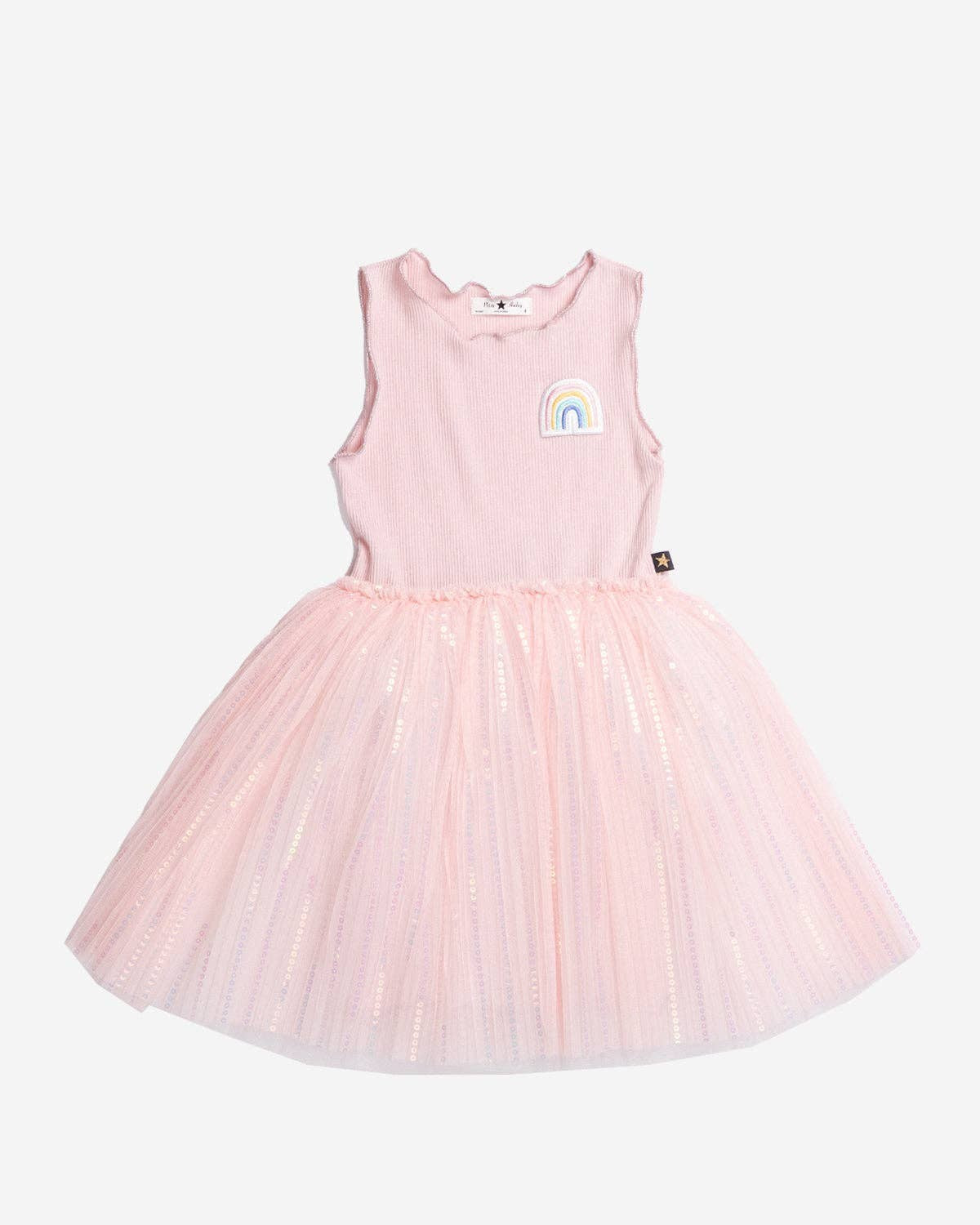 PETITE HAILEY - TG - CHLOE RAINBOW DRESS - PINK