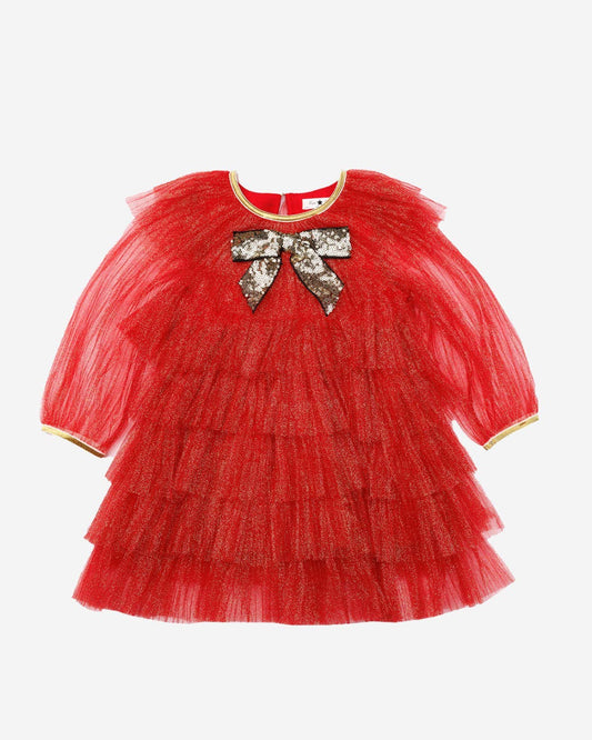PETITE HAILEY - TG - ANNY 6 LAYERED TUTU DRESS - RED