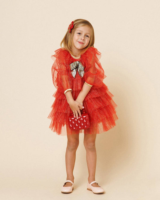 PETITE HAILEY - TG - ANNY 6 LAYERED TUTU DRESS - RED