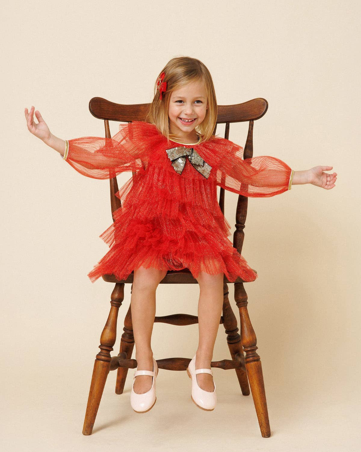 PETITE HAILEY - TG - ANNY 6 LAYERED TUTU DRESS - RED