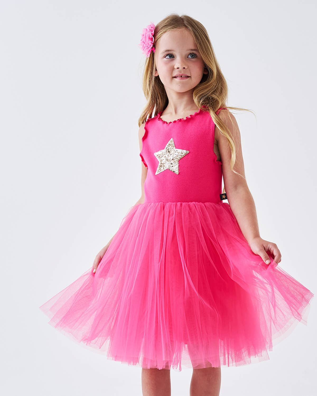 PETITE HAILEY - TG - STAR TUTU DRESS - FUCHSIA