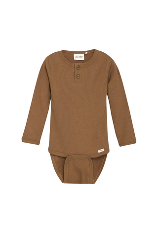 Robo - Brown Sugar Long Sleeve Bodysuit