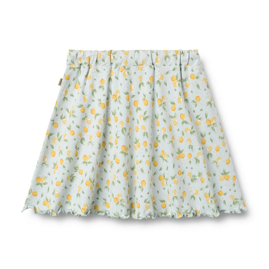 WHEAT - BG - ROSIE JERSEY SKIRT - SUMMER BLUE CITRUS
