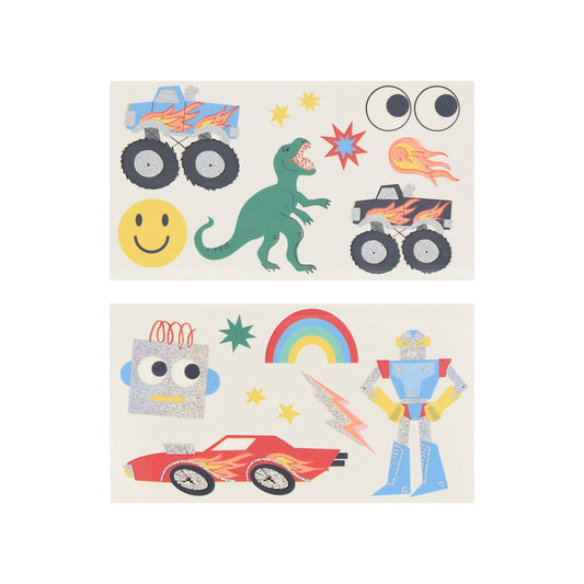 MERI MERI - T&B - TOYBOX ICON TEMPORARY TATTOOS