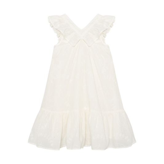 MINYMO - TG - DRESS SS W. LINING - VANILLA ICE