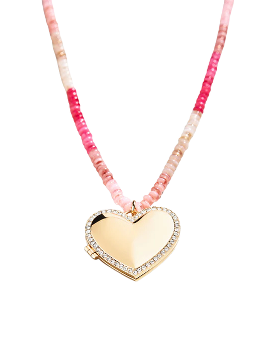 BAUBLEBAR - ACC - KIDS' HEART LOCKET NECKLACE - MULTI