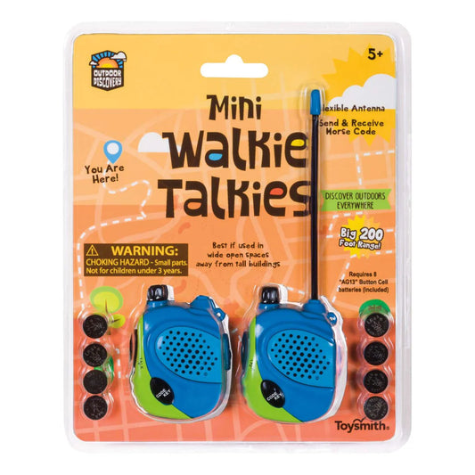 TOYSMITH - T&B - OUTDOOR DISCOVERY MINI WALKIE TALKIE - SET OF 2
