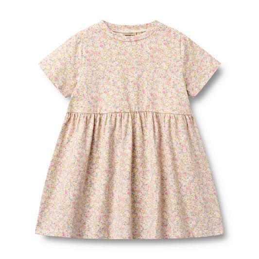 WHEAT - TG - ANNA JERSEY DRESS - BLUSH FLOWER MEADOW