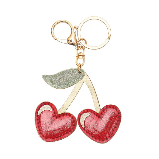 MIMI & LULA - ACC - CHERRY KEYRING - RED
