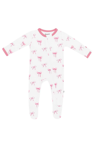 Kyte Baby - Bow Zippered Footie
