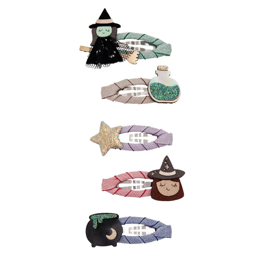 MIMI & LULA - ACC - WITCH MINI HAIR CLIPS - BLACK