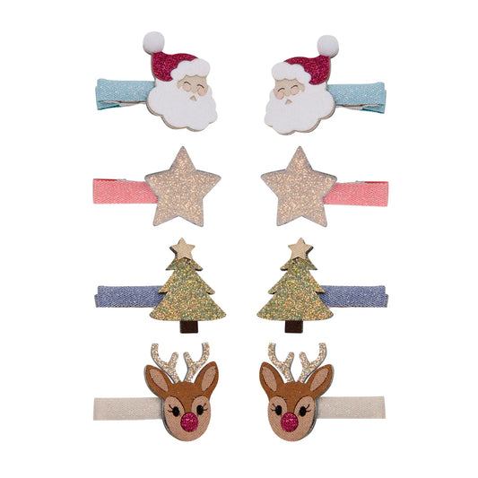 MIMI & LULA - ACC - CHRISTMAS SALON HAIR CLIPS - MULTI