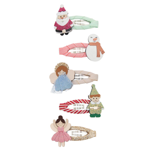 MIMI & LULA - ACC - CHRISTMAS MINI HAIR CLIPS - MULTI