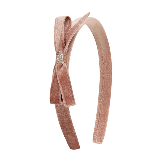 MIMI & LULA - ACC - VIOLET BOW HEADBAND - PINK