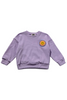 Petite Hailey - Purple Multi Smile Sweatshirt Set (2-6X)