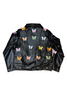 3D Butterfly Vegan Moto Jacket (7-16)