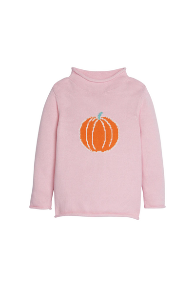 Pink Pumpkin Roll Neck Sweater (2-6X)