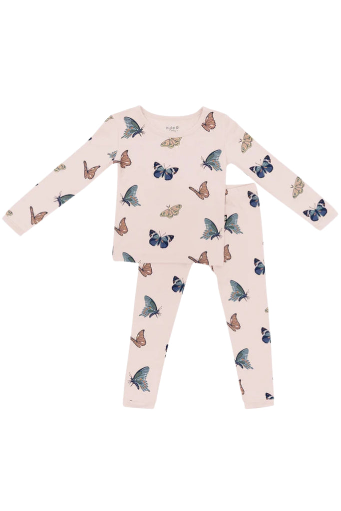 Kyte Baby - Blush Butterfly Long Sleeve Pajamas