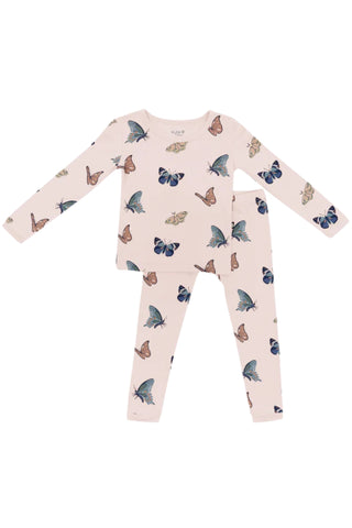 Kyte Baby - Blush Butterfly Long Sleeve Pajamas