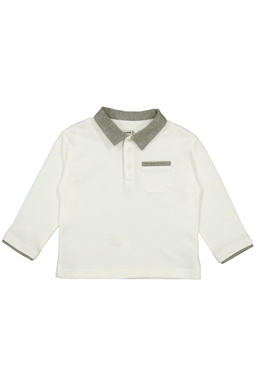 L/S Polo Cream