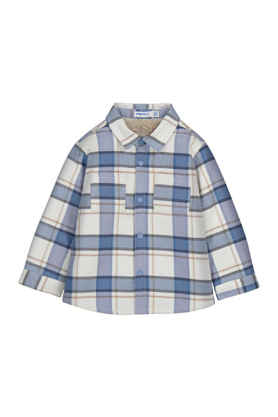 Overshirt with Fuzzy Lining Iceberg