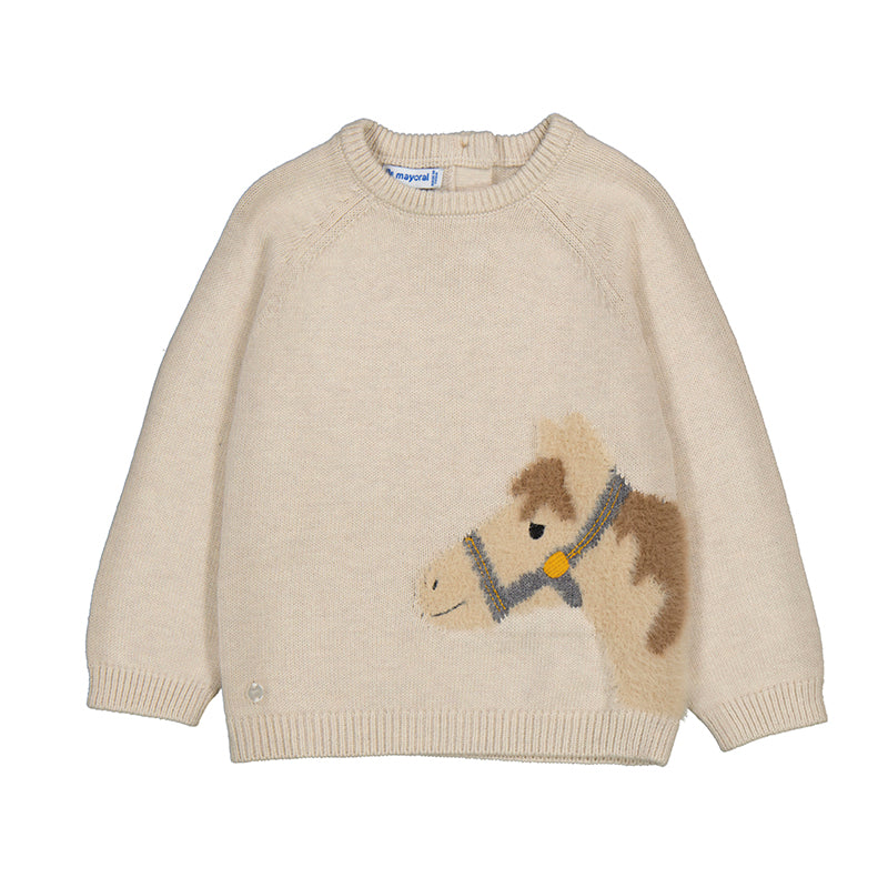 Horse Sweater Oat