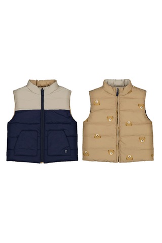 Blue Reversible Vest