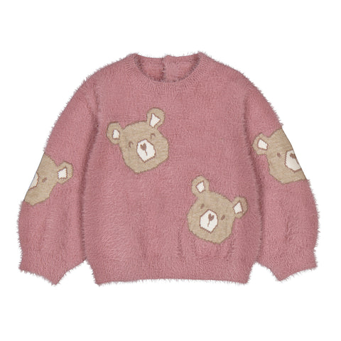 Bear Sweater Orchid