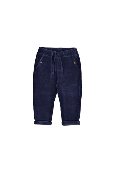 Knit Pants Blue Whale