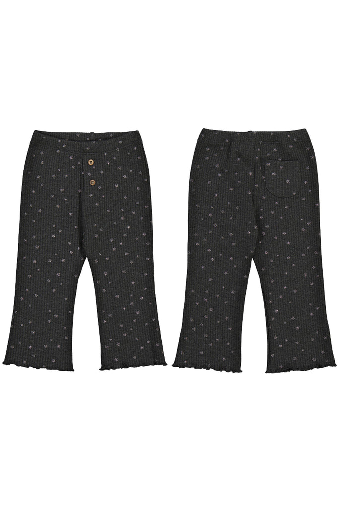 Ribbed Flare Legging Lead
