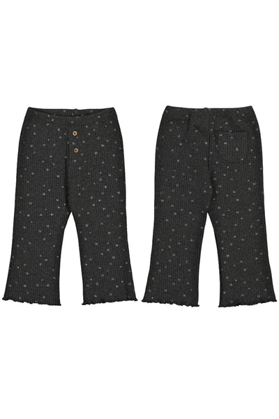 Ribbed Flare Legging Lead