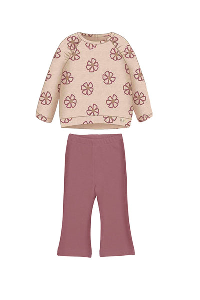 Pullover and Legging Set Rose
