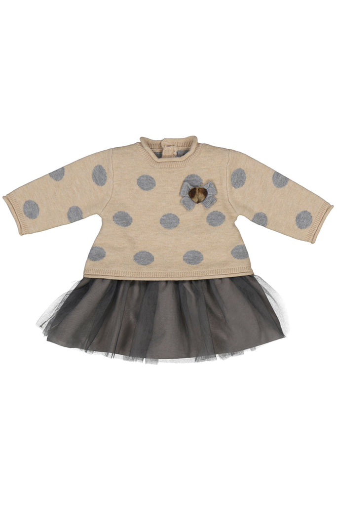 Oat Sweater Dress w/ Tutu Skirt