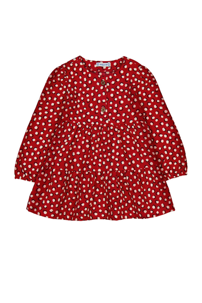Red Long Sleeve Dress