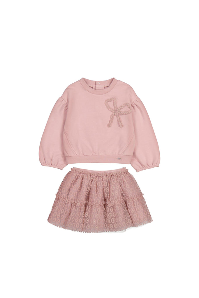 Tulle Skirt Set Dusty Rose