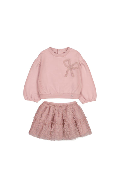 Tulle Skirt Set Dusty Rose
