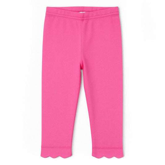 FLORENCE EISEMAN - TG - KNIT LEGGINGS WITH SCALLOPED HEM - PINK