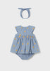 Denim Dress Baby Set