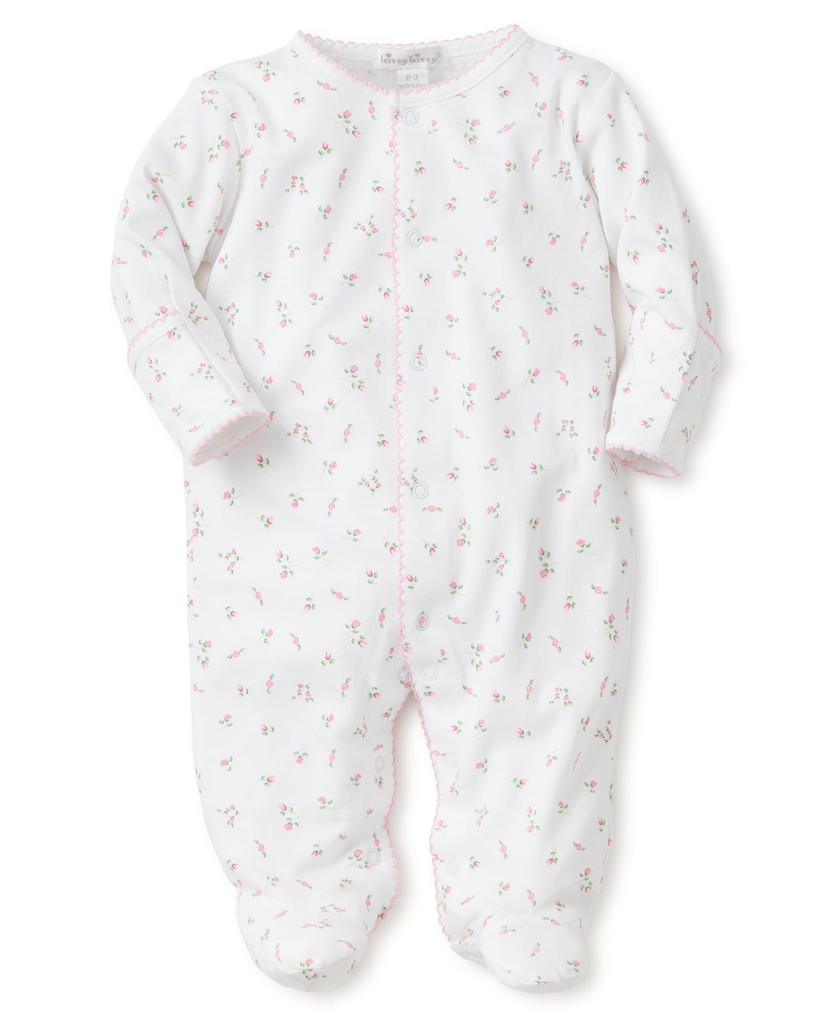 KISSY KISSY - BBY - GARDEN ROSES FOOTIE LARGE - PINK