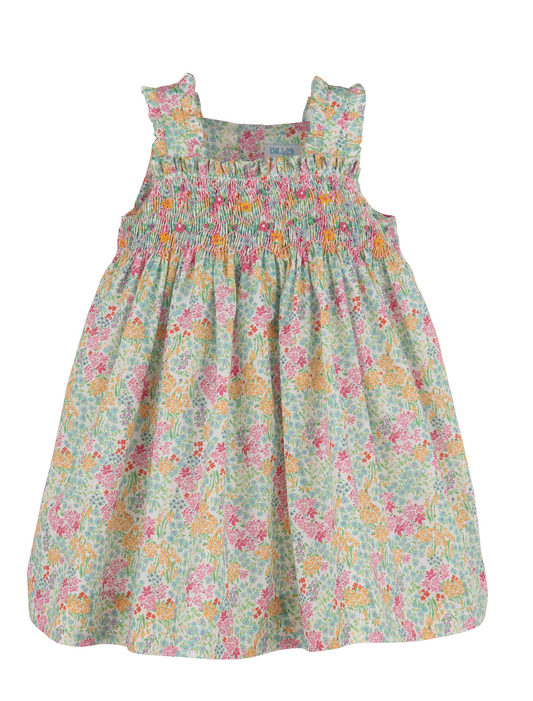 LULI & ME - BBY - GARDEN SMOCK DRESS - PINK