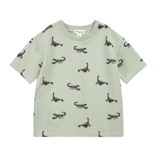 MILES THE LABEL - TB - S/S SWEATSHIRT KNIT - LT. GREEN