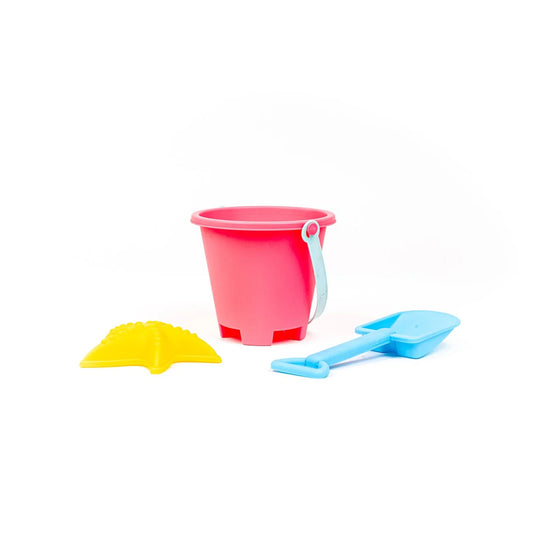 TOYSMITH - T&B - TOYSMITH 3-PIECE PINK SAND BUCKET SET