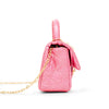 Classic Sparkle Top Handle Handbag: Pink Lemonade
