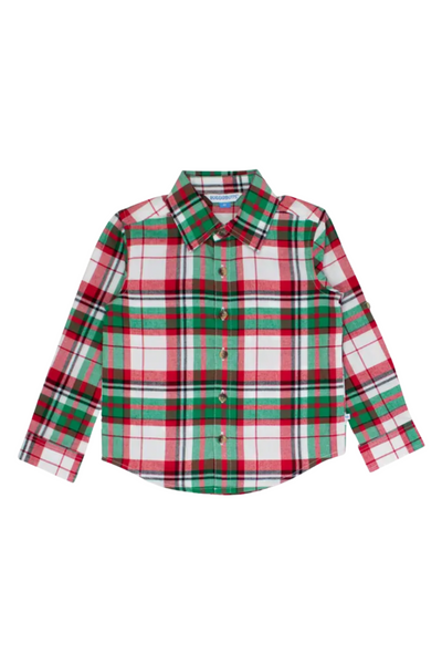 Dashing Dreams Plaid Button Down Shirt