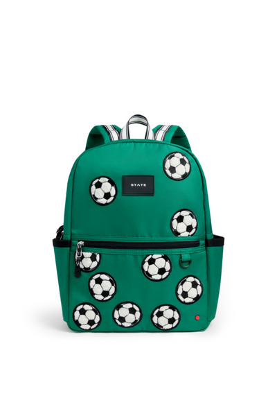 State Bags - Kane Kids Backpack Fuzzy Soccer Balls